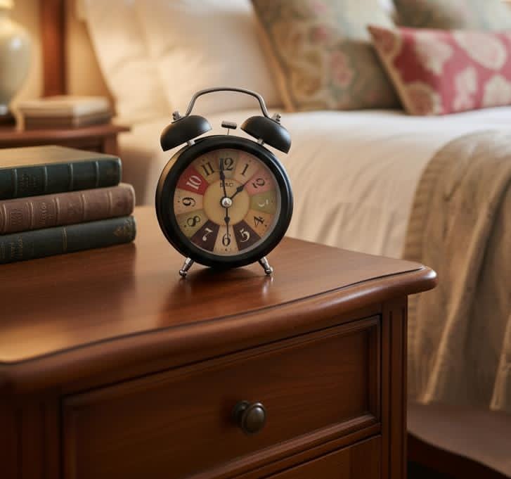 Copper Table Alarm Clock