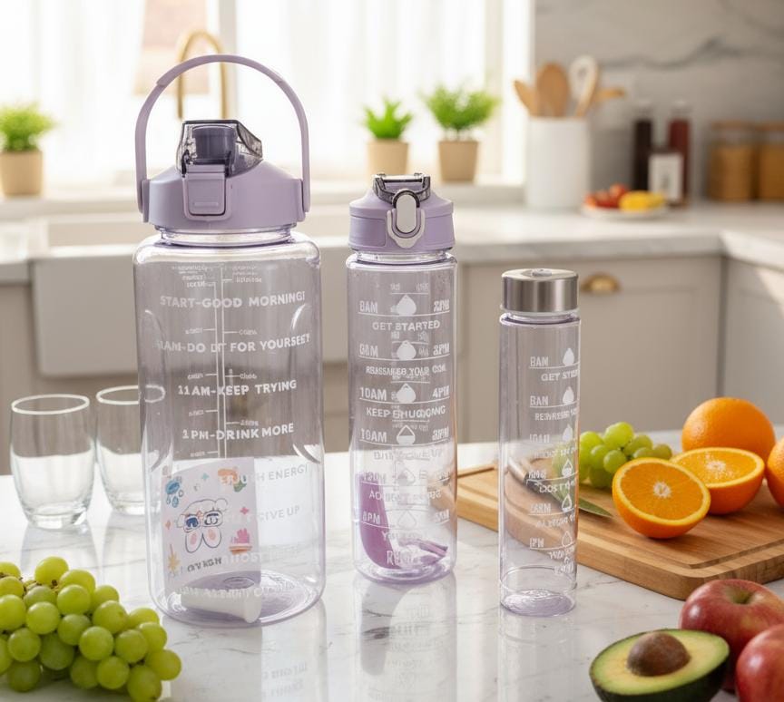 Transparent Water Bottles