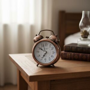 Copper Table Alarm Clock