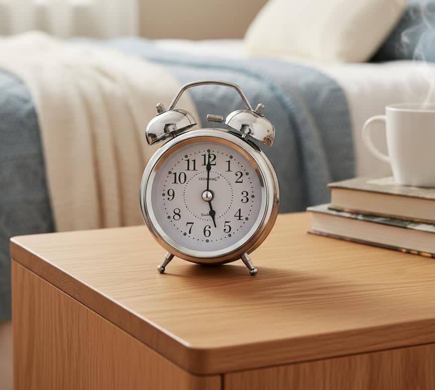 Copper Table Alarm Clock