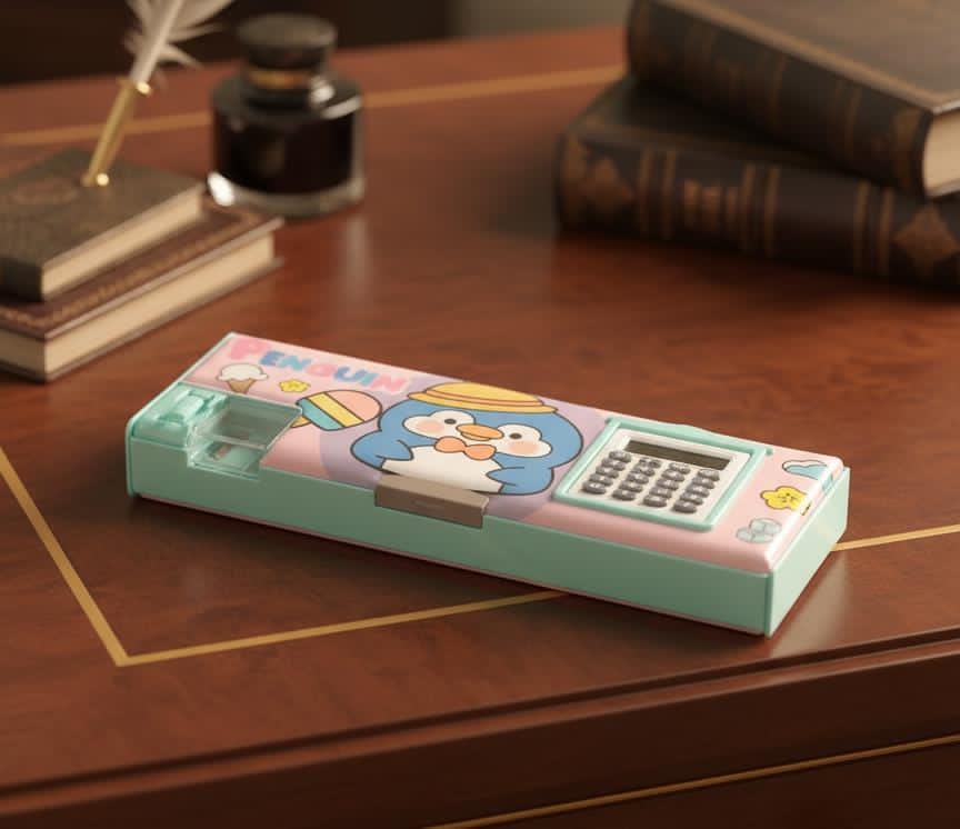 Pencil box with Calculator