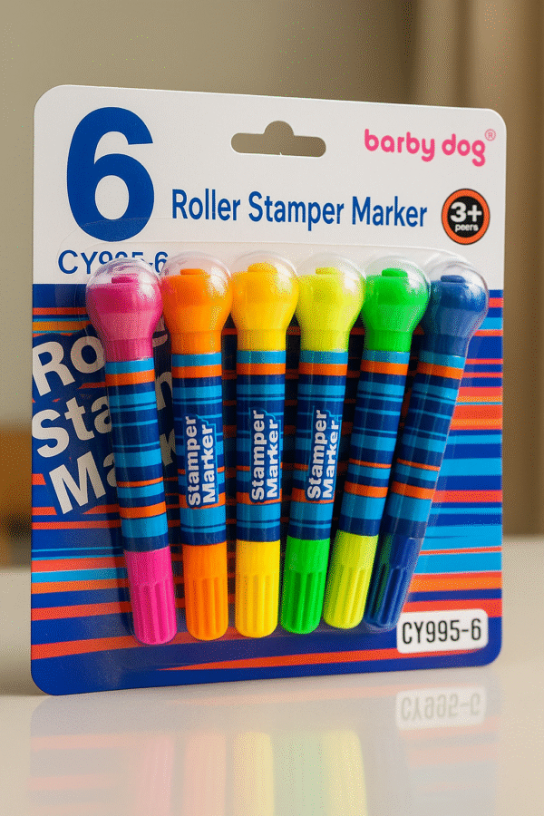 Dog Roller Stamper Set with Markers
