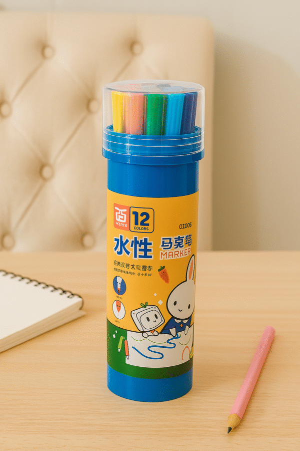 2-in-1 Sketch Pens Set (12 Pcs)