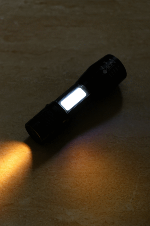 Mini Zoomable Torch Flashlight