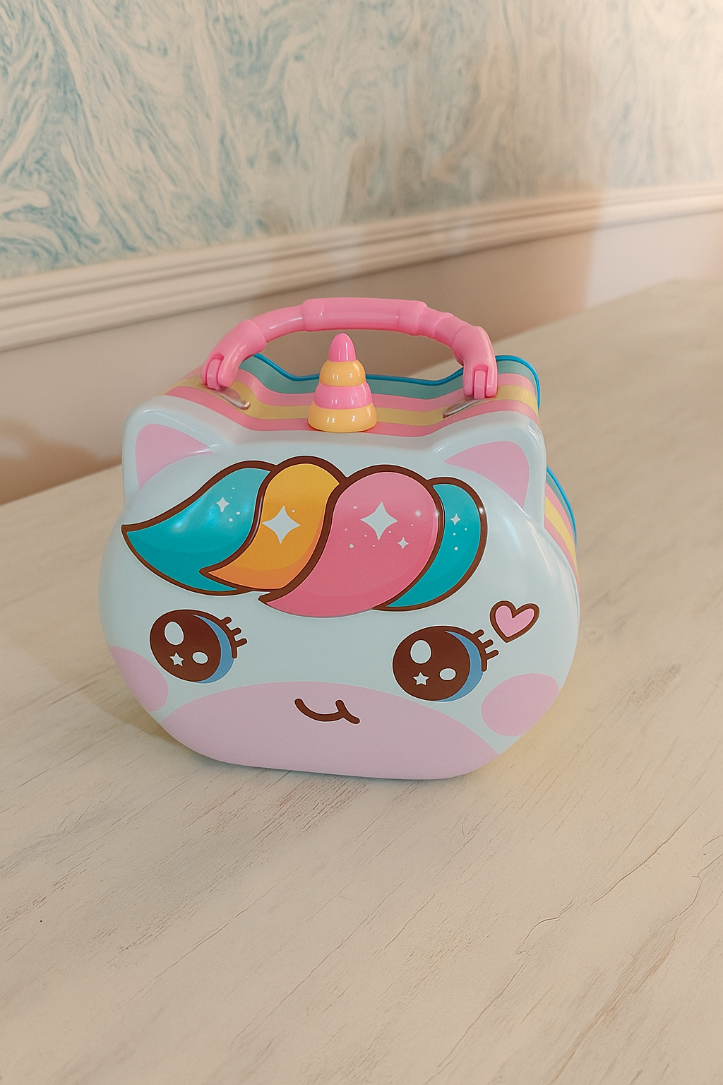 Unicorn Piggy Bank with Lock