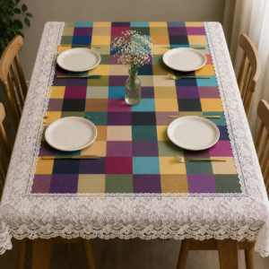 Multicolour Dining Table Cover