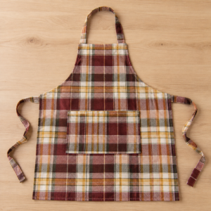 Printed check aprons
