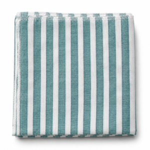 Kitchen Napkin White and sea green