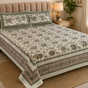 Grace Floral Cotton Bedsheet