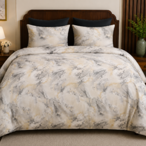 Indra's Marble Mist Bedsheet