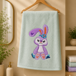 Rabbit Bath Towels