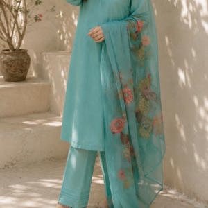 Embroidered Suit Set