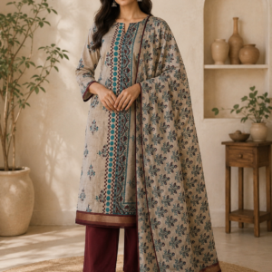 Maheshwari Floral Suit