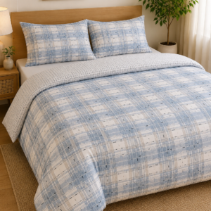 Skyline Checks Bedsheet